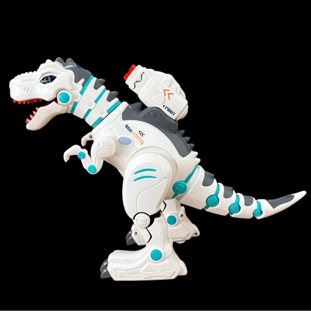 Interactive Robotic T-Rex Dinosaur Toy | Lights & Sounds | No Remote